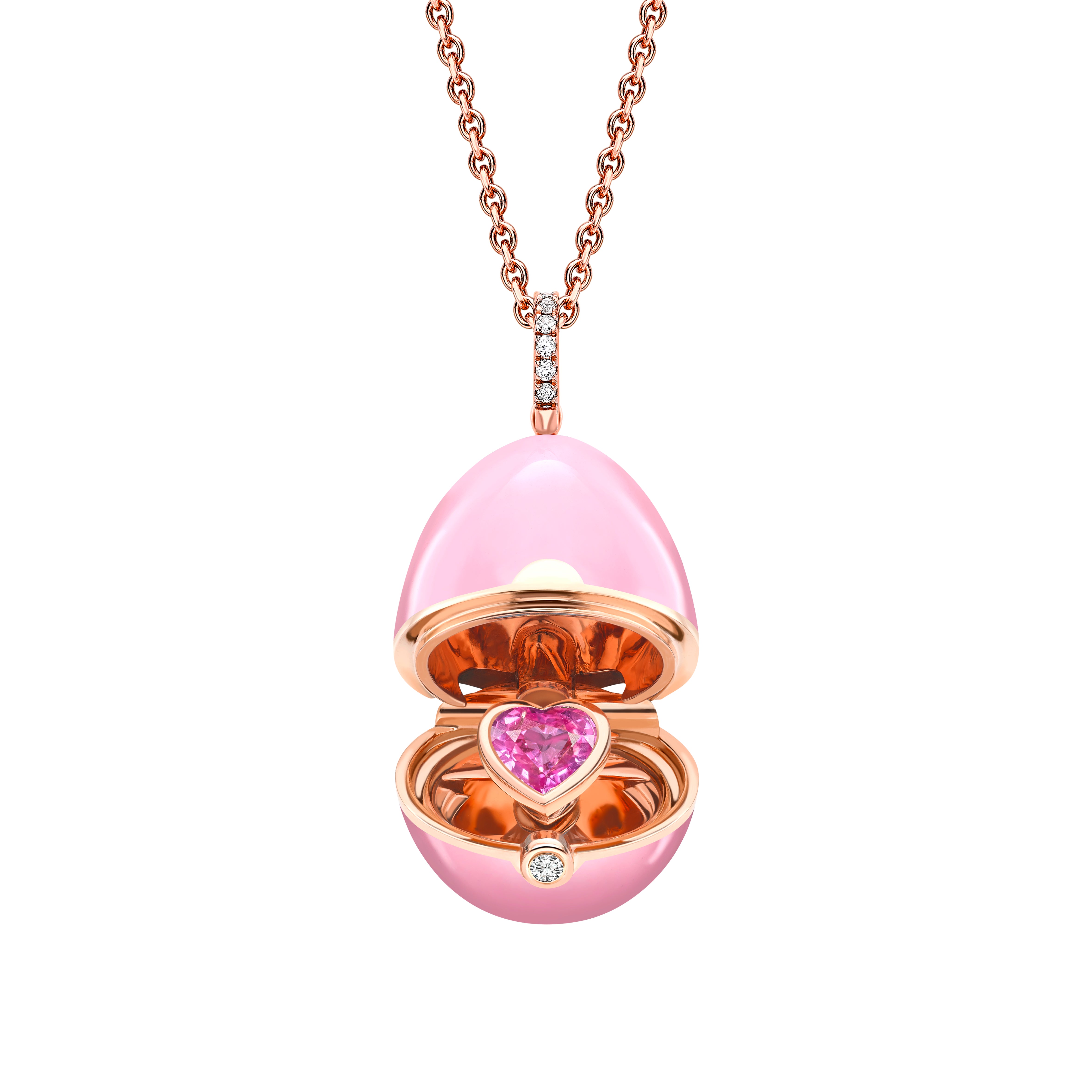 Faberge on sale heart pendant